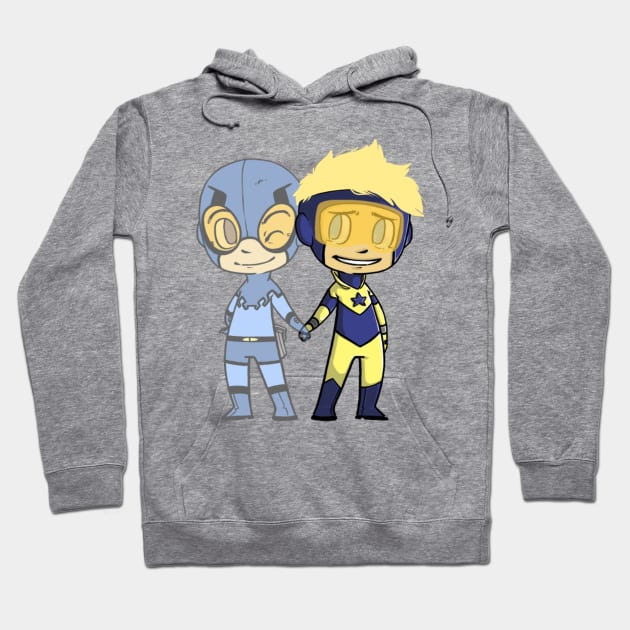 Beetle and Booster Hoodie by JoyfulConstruct